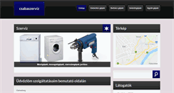 Desktop Screenshot of csabaszerviz.portalhosting.hu