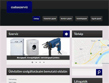 Tablet Screenshot of csabaszerviz.portalhosting.hu